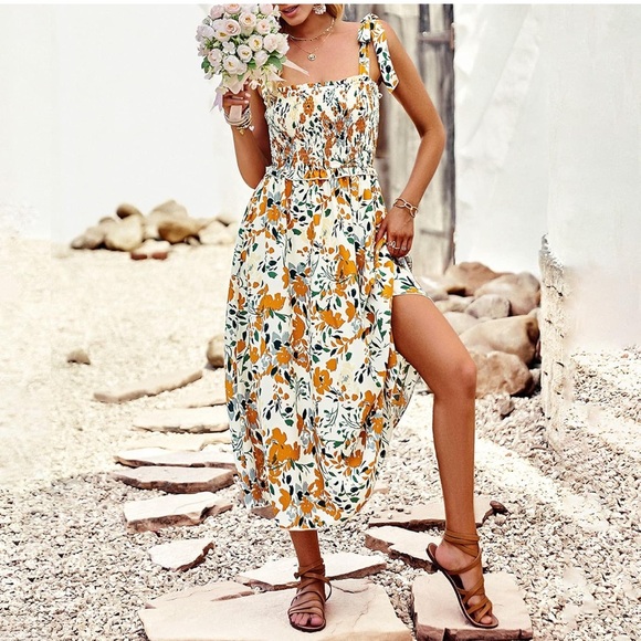 Floral Midi Dress - Picture 4 of 4